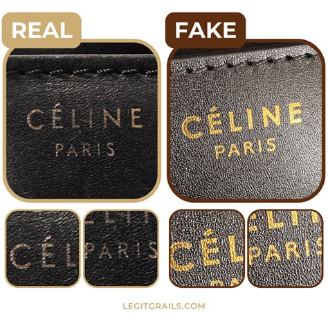 how to tell if a vintage celine bag is real|real celine bag identification.